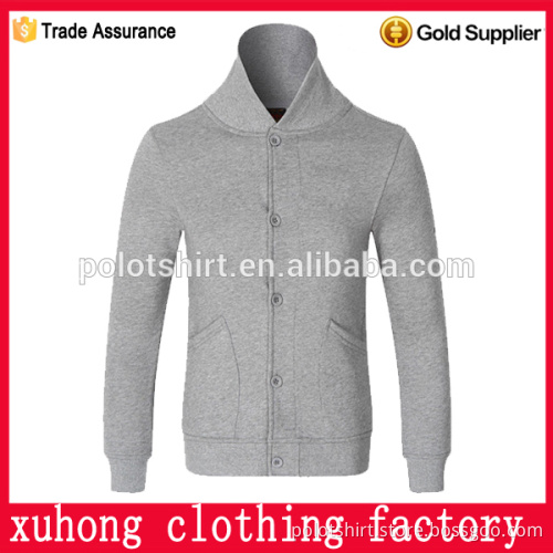 blank plain stand collar varsity sport casual jacket for man
